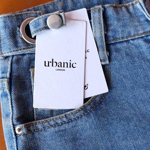 URBANIC wide Leg Blue Jeans For Women