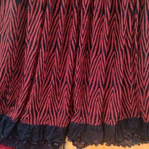 Red Skirt In Just 50/-