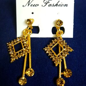 Golden Earing Set For Women