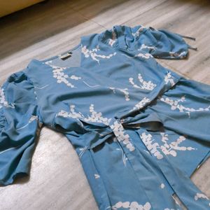 Selling Blue Aline Formal Wear Top