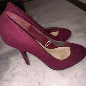 Maroon Stiletto Heels