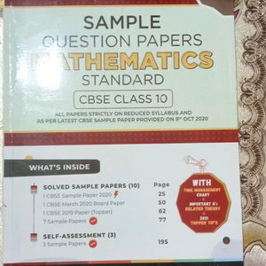 Sample Questions Paper Mathematics For Class 10