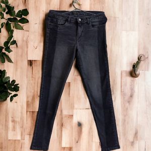 Charcoal Grey Skinny Fit Jeans
