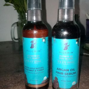 Pilgrim Face Toner+ Hair Serum