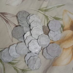 2 - 3- 5-10 - 20 Rare Indian Coins Set