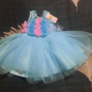 Blue Party Frock