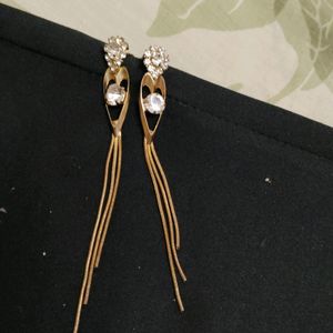 Golden Bronze Finish Earring