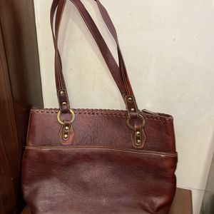 Brown Leather Handbag