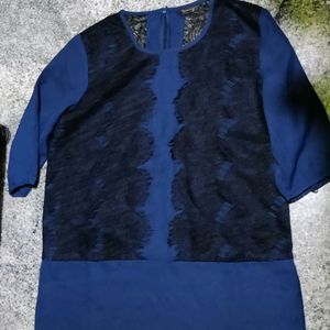 Taanz Navy Blue Top