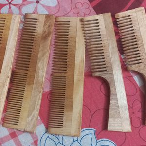 Neem Wooden Combs(5)