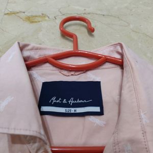 Mast & Harbour Pink Shirt For Men.