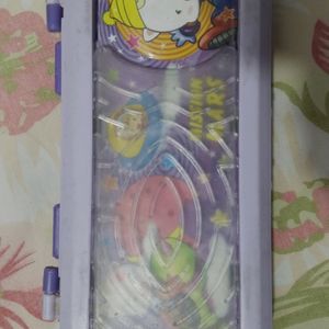 Pencil Box with game at top