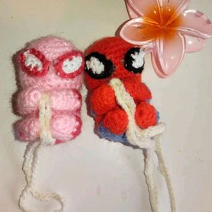 Crochet Spider-Man Keychain!!