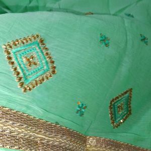 Creap Gorget Saree