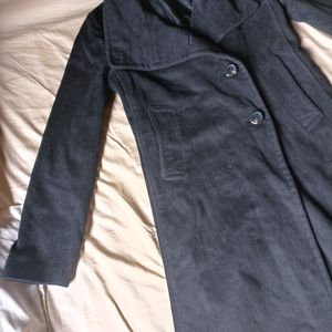 Black Overcoat  For Women