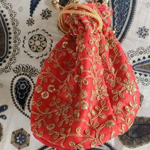 Potli Handbag For Lehenga