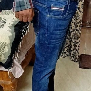 Mens Ankle Fit Denim Jeans Waist 34