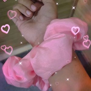 Pink Color Scrunchies 💞