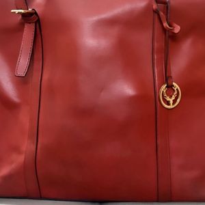 Allen Solly Marron Laptop HandBag