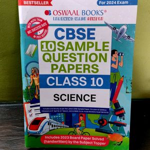 CBSE SAMPLE PAPERS CLASS 10 SCIENCE (OSSWL BOOKS)