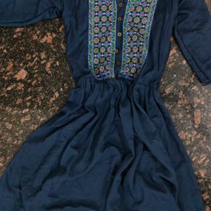 Navy Blue Dress/Kurti 💙