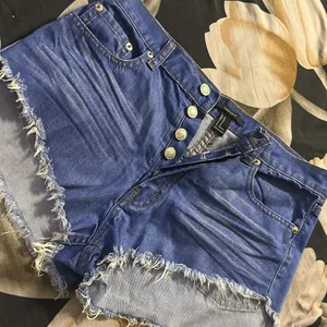 Blue Cute Denim Shorts