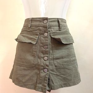 Olive Midi Skirt