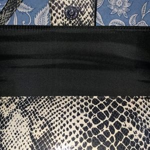 H&M pattern black n beige shoulder bag