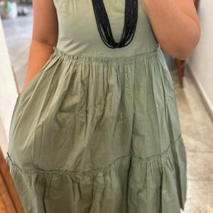 Tiered Kurta/ Dress With Pockets