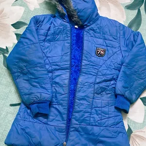 Blue Jacket For Baby Girls