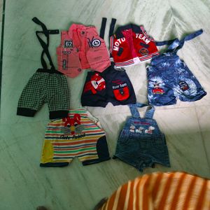 Combo Clothes For 3 To 12 Months Babies