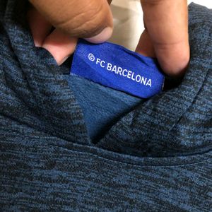 Fc barcelona Blue Long Sleeve Jecket