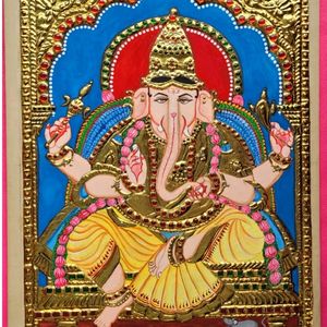 Tanjore Painting Of Ganesha