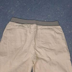 White Stretchable Pants Like New