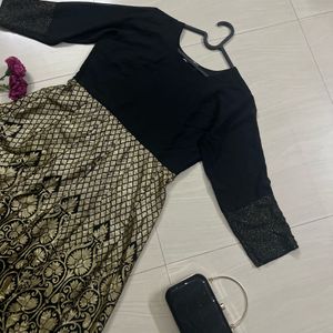 XL Black  Anarkali Kurti