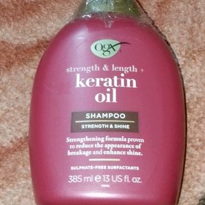 Ogx Strength & Length+ Keratin Oil Shampoo,385ml