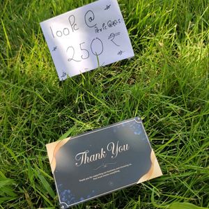 | Thank you cards | 100pc |