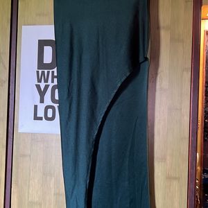 Co-ord Green Set Of Skirt & Tube Top