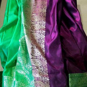 Cotton Silk Plain Saree