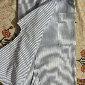 Formal Blue Striped H&M Shirt