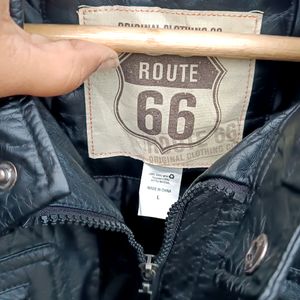 Route 66 Leather black jacket