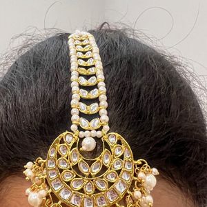 Combo Set Of Golden And Silver Maang Tika