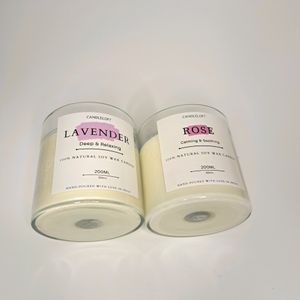 ORDER NOW  Natural Soy Wax Pack Of 2 Lavender And