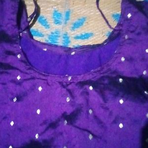 Banarasi Purple Colour Kurti