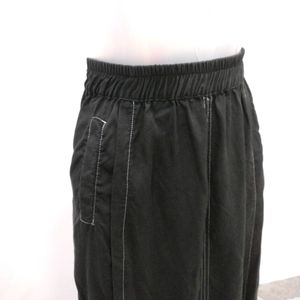 Black Midi Casual Skirt