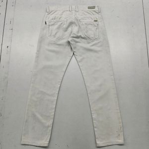 WHITE BAGGY FIT JEANS FOR MEN