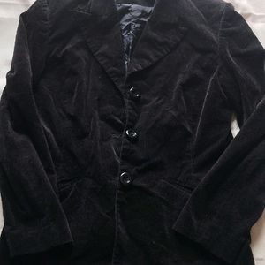 Black Velvet Blazer