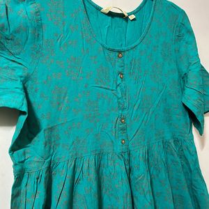 Sea Green Avaasa Kurthi