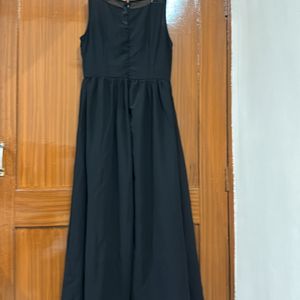 Black Embroidered Gown