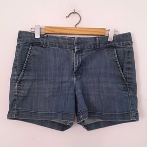 Mid Blue Denim Shorts (Women's)